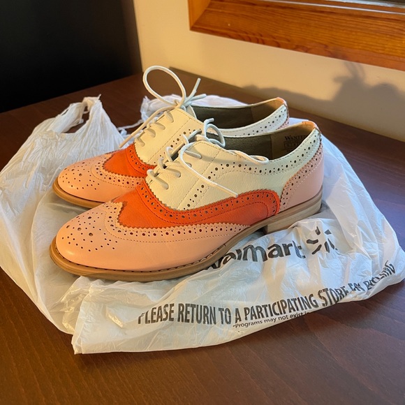 Wanted Peaches & Cream Lace Up Oxfords US5.5 - Picture 3 of 8